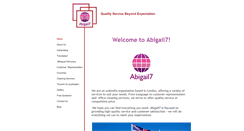 Desktop Screenshot of abigail7.com